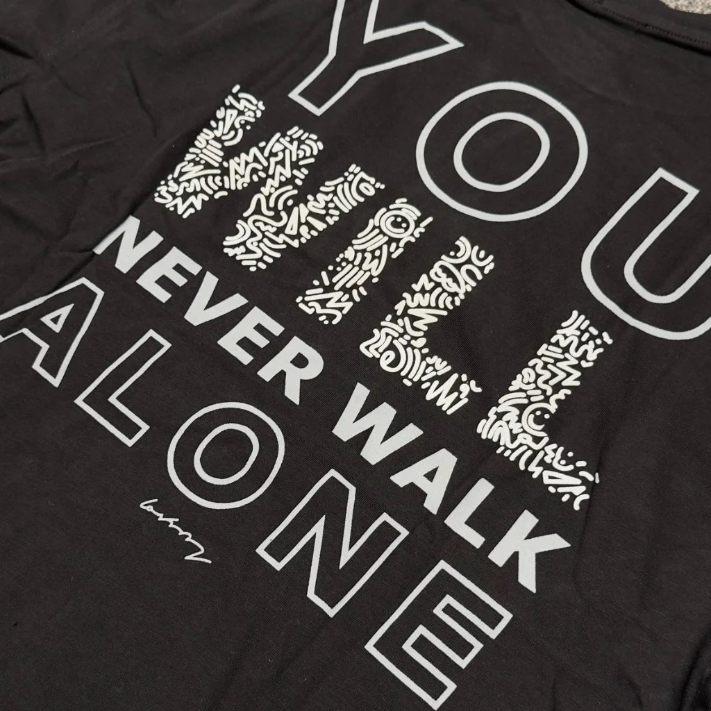 تیشرت Neromoda You Will Never Walk Alone 6