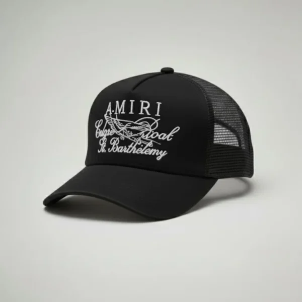 محصول AMIRI Cap St Barth مشکی – نمای بغل