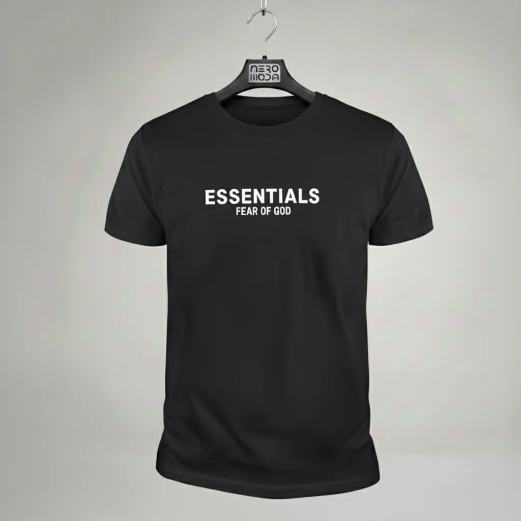 محصول Essentials Fear of God WEBP مشکی – نمای جلو