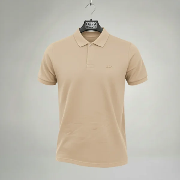 محصول Lacoste Polo 01 1 بژ – نمای جلو