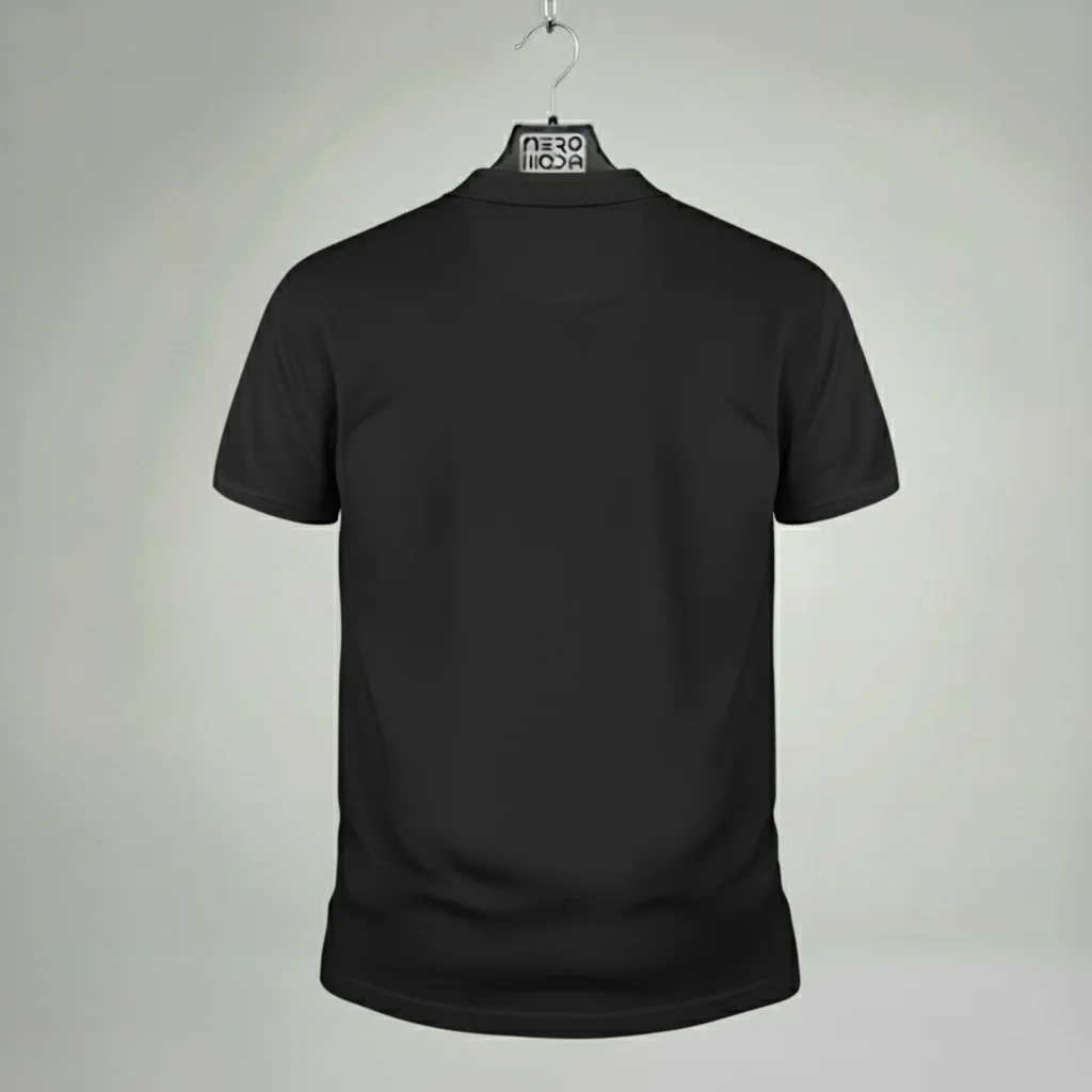 محصول Lacoste Polo 01 مشکی – نمای پشت
