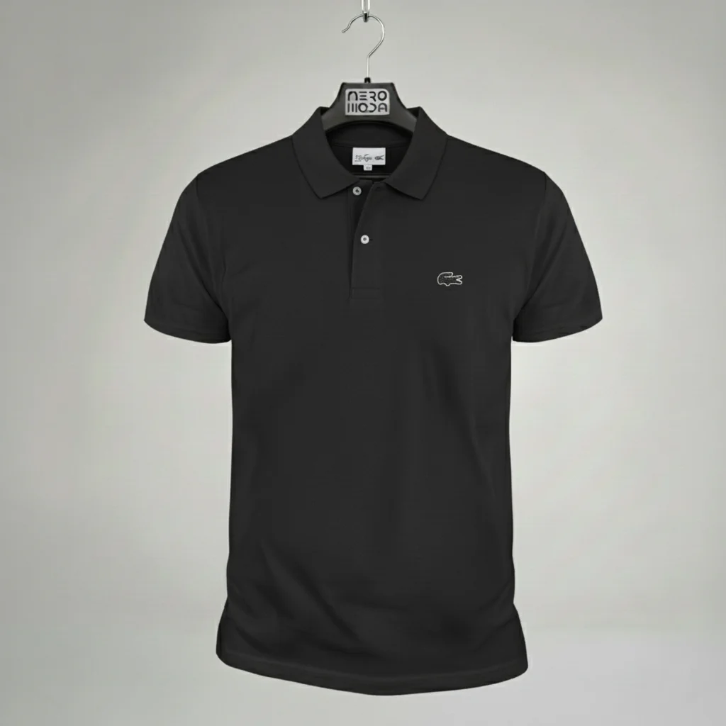 محصول Lacoste Polo 01 مشکی – نمای جلو