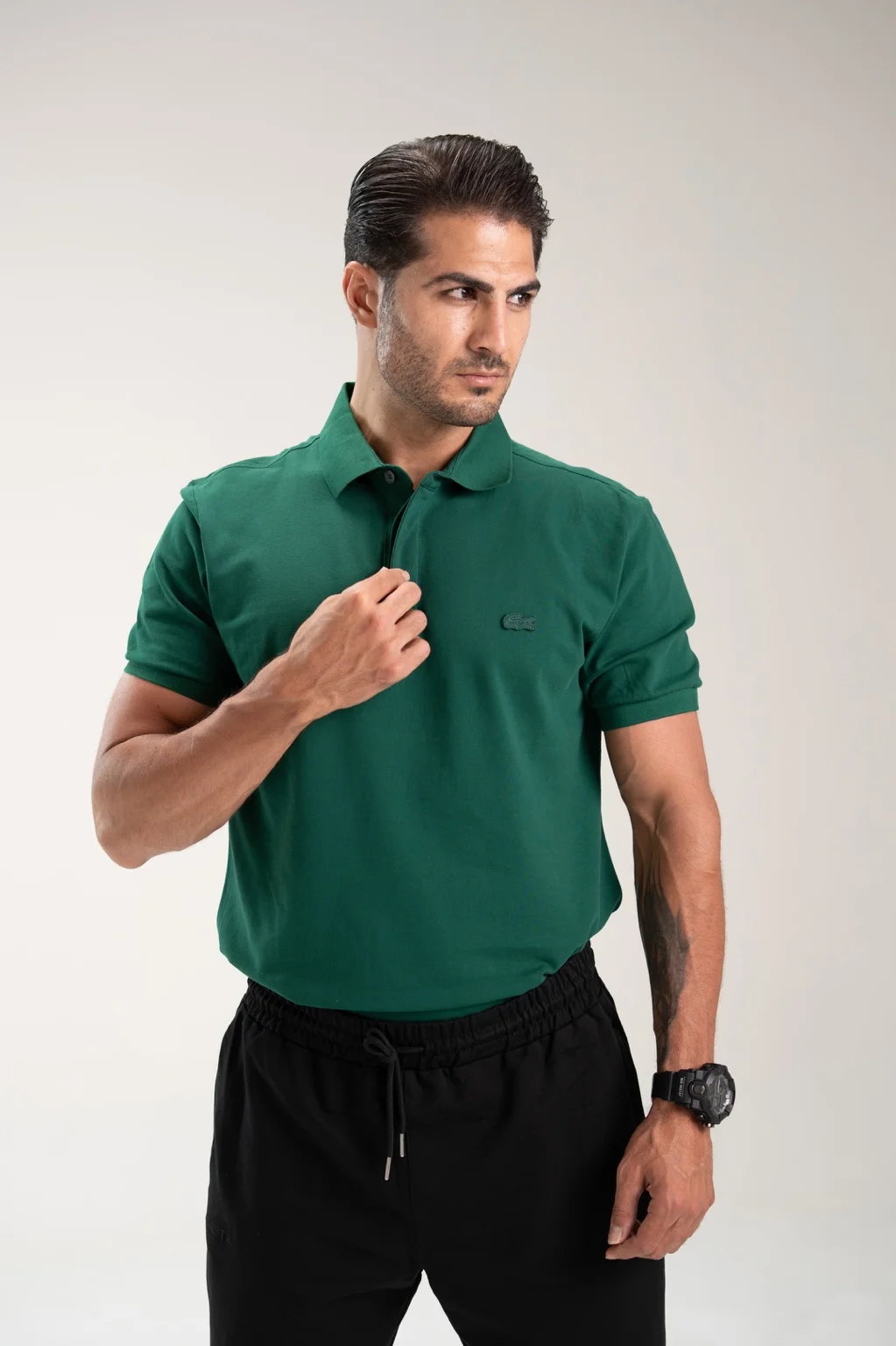 محصول Lacoste Polo 03 سبز – نمای جلو