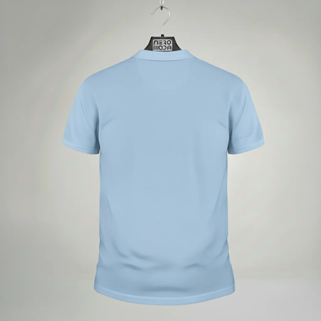 محصول Lacoste Polo lightblue 01 – نمای پشت