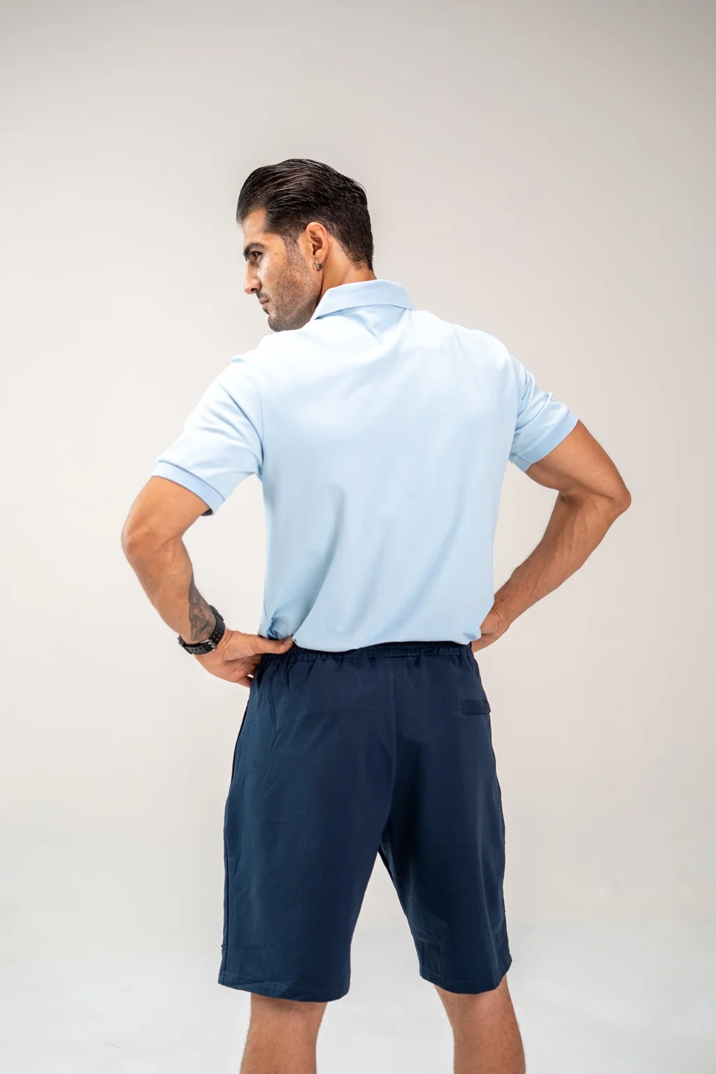 محصول Lacoste Polo lightblue 02 – نمای پشت