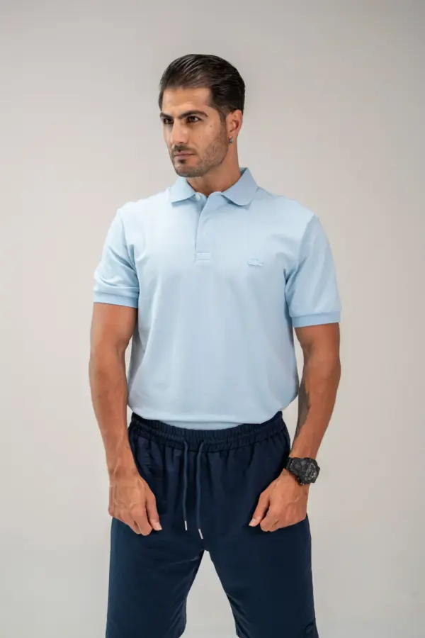 محصول Lacoste Polo lightblue 03 scaled – نمای جلو
