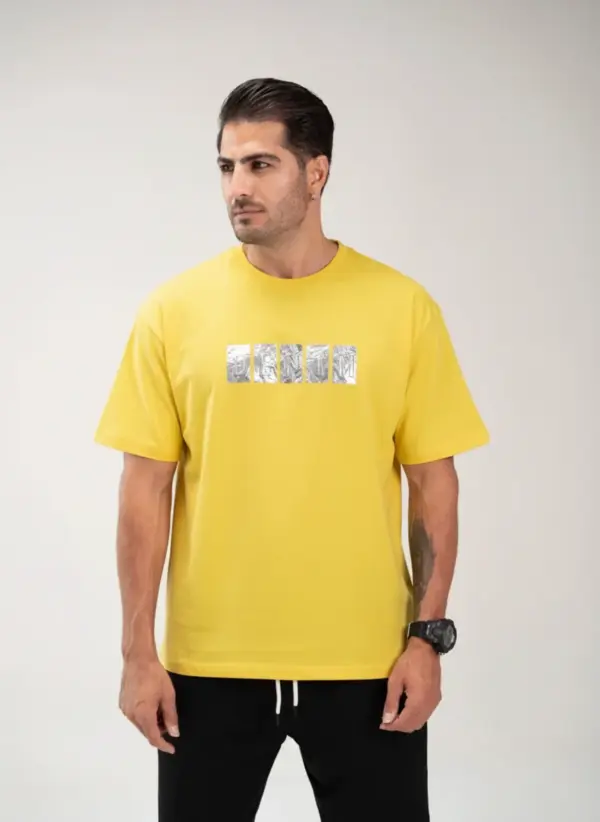 تیشرت Neromoda Yellow 2 – نمای پشت