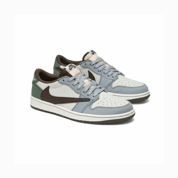 کتانی Nike Jordan 1 Low Brown Blue 2