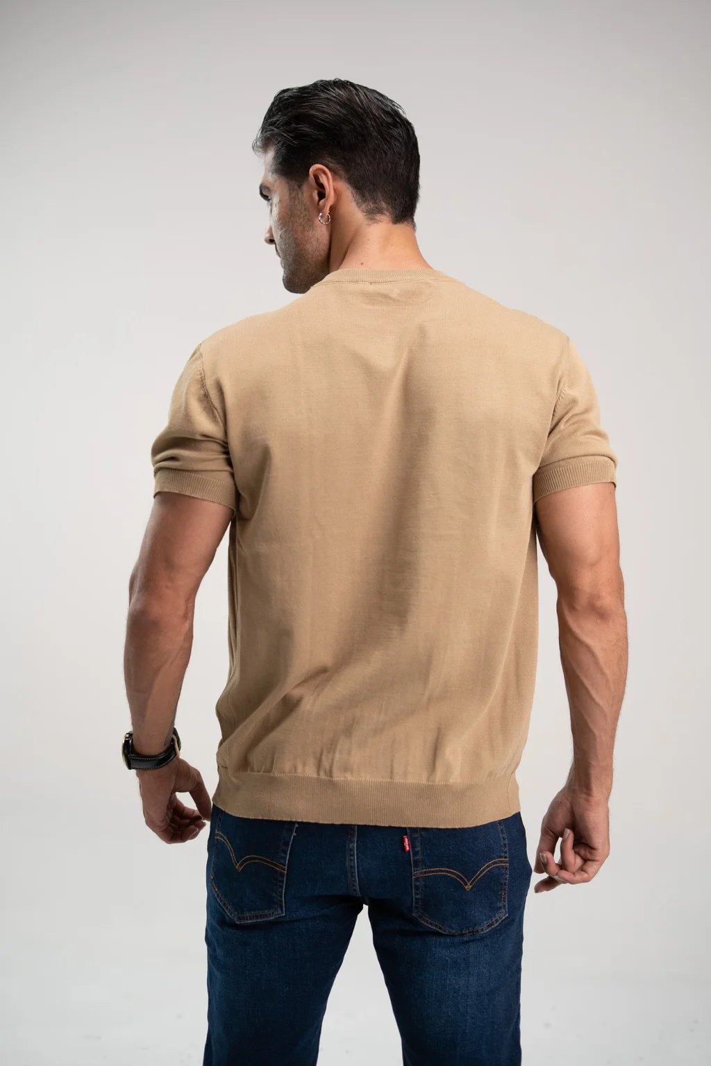 تیشرت Neromoda Back On Model بژ