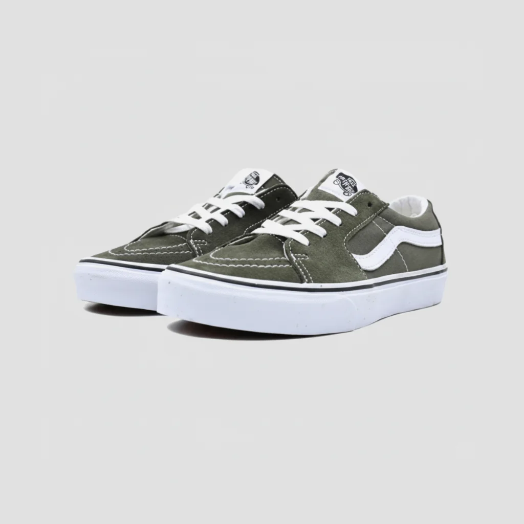 محصول Vans Old Skool Olive White Quarter – نمای زاویه