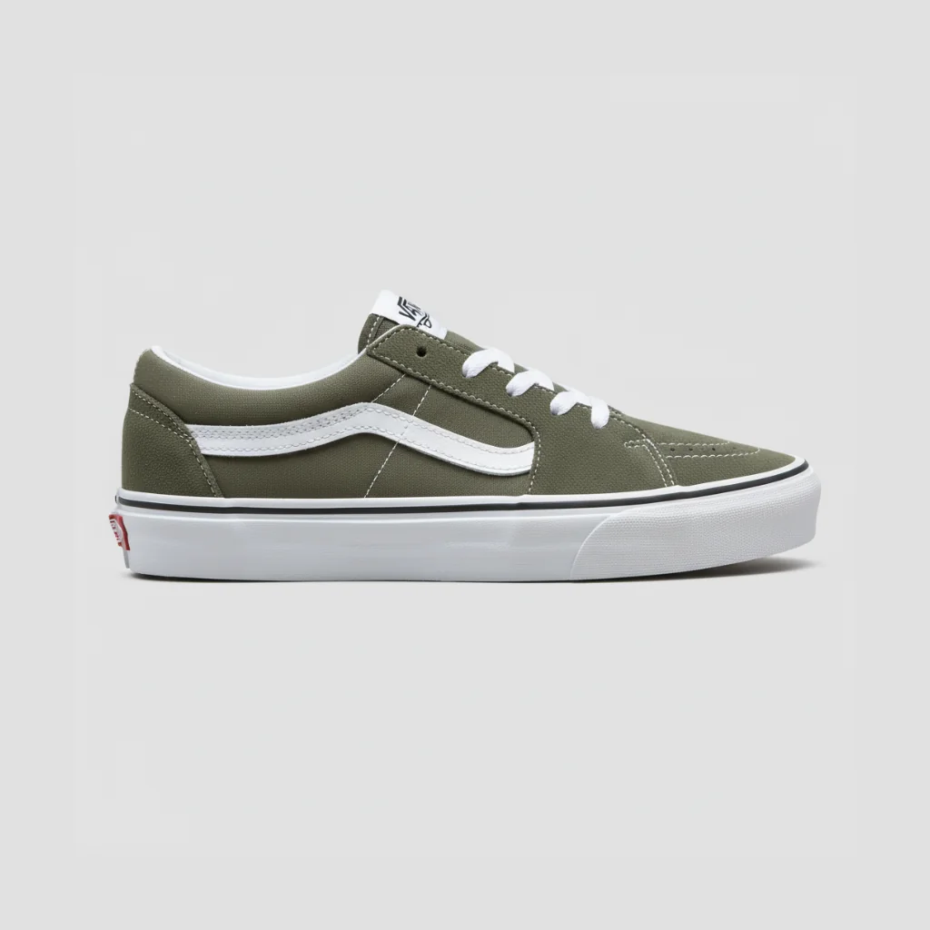 محصول Vans Old Skool Olive White Right – نمای بغل