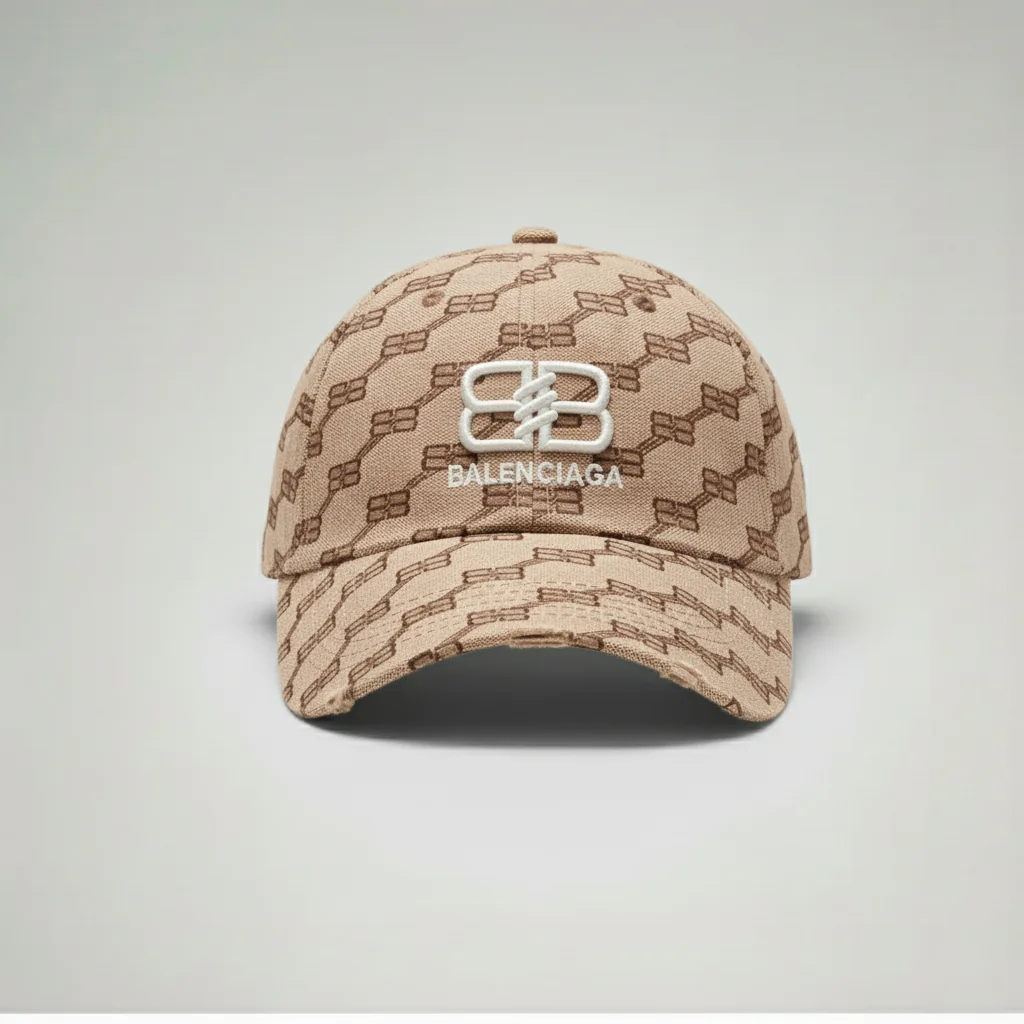 محصول Balenciaga Cap بژ – نمای جلو