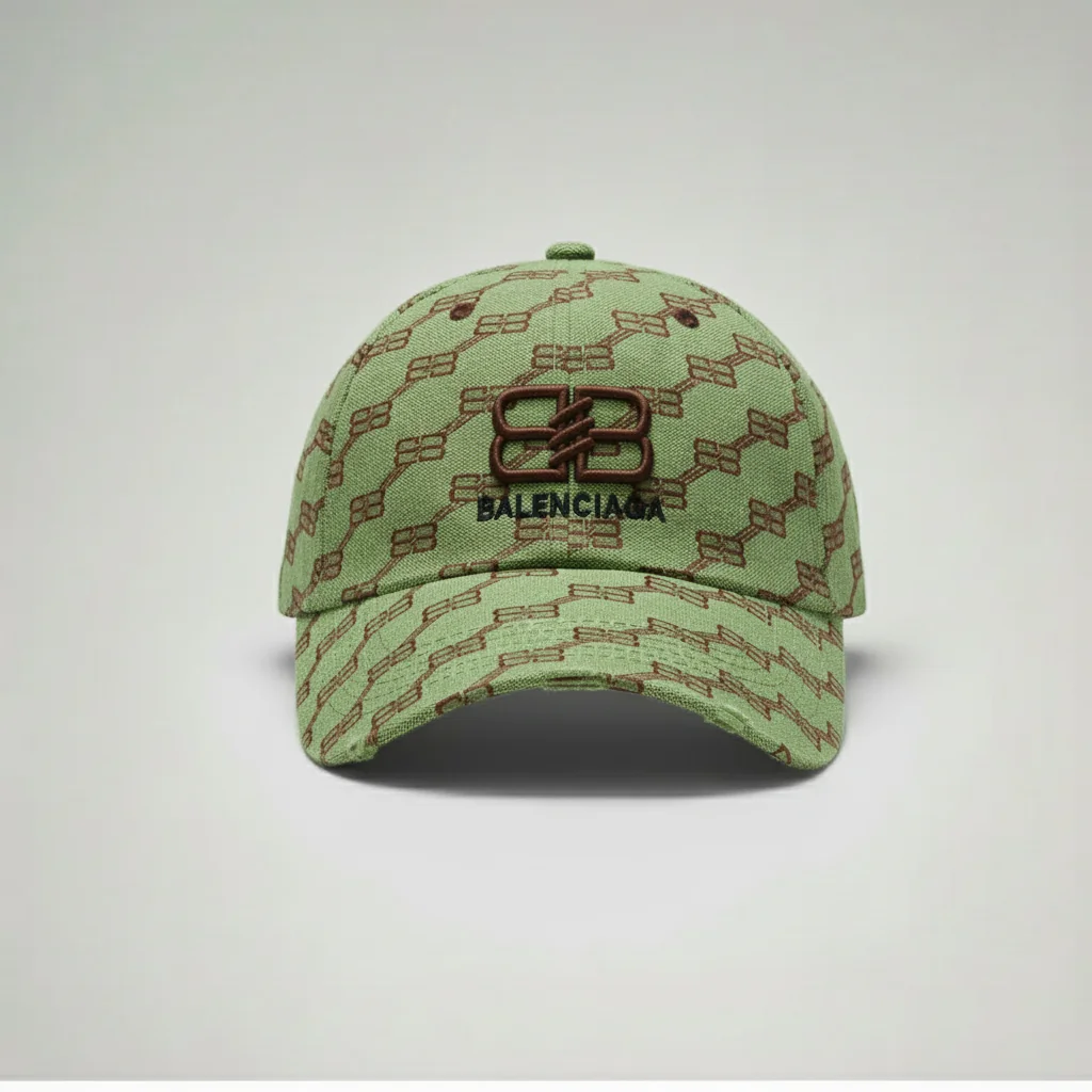 محصول Balenciaga Cap سبز – نمای جلو