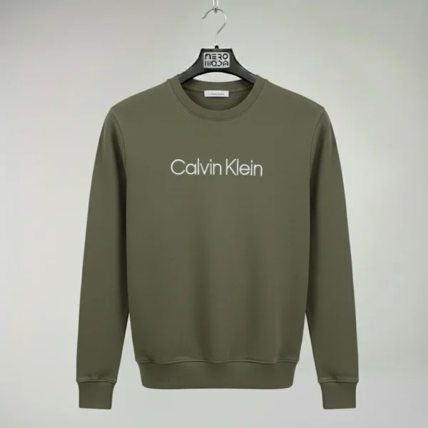 سویشرت CelvinKlein سبز – نمای آویز