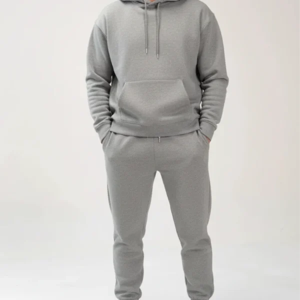 محصول Neromoda Hoodie Sweat Set Front On Model طوسی