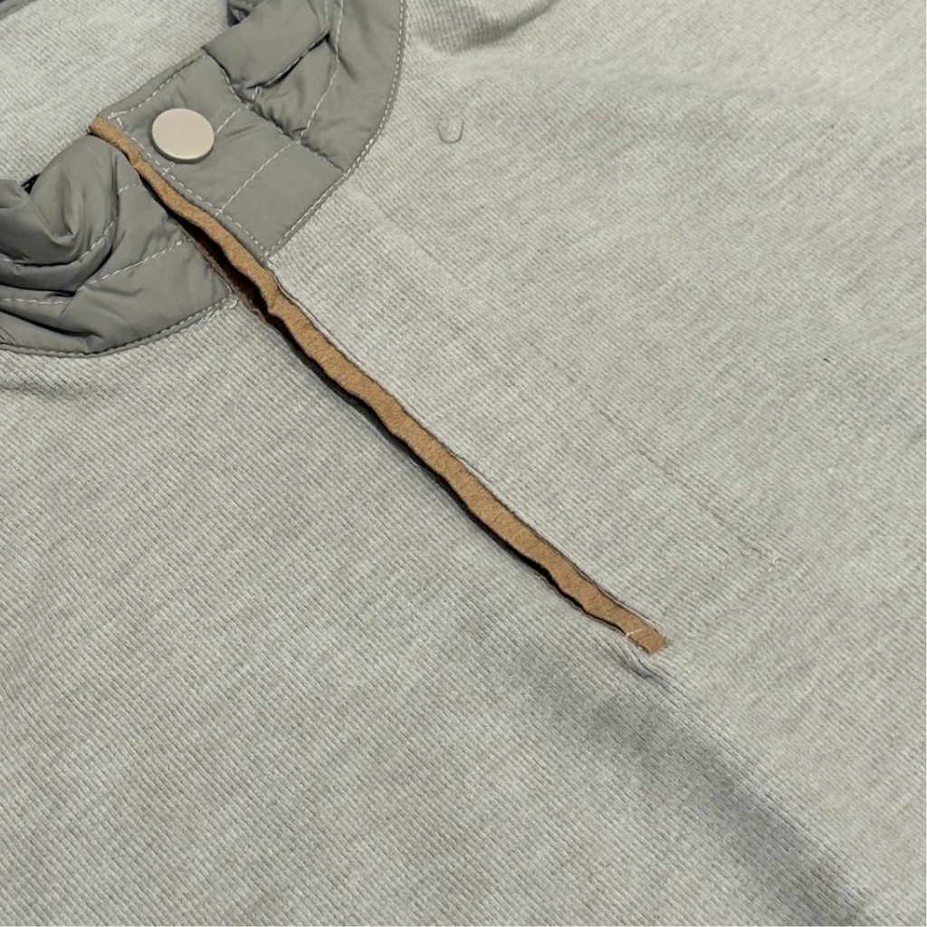 محصول Neromoda Quarter Zip Sweatshirt Detail Collar EBP طوسی