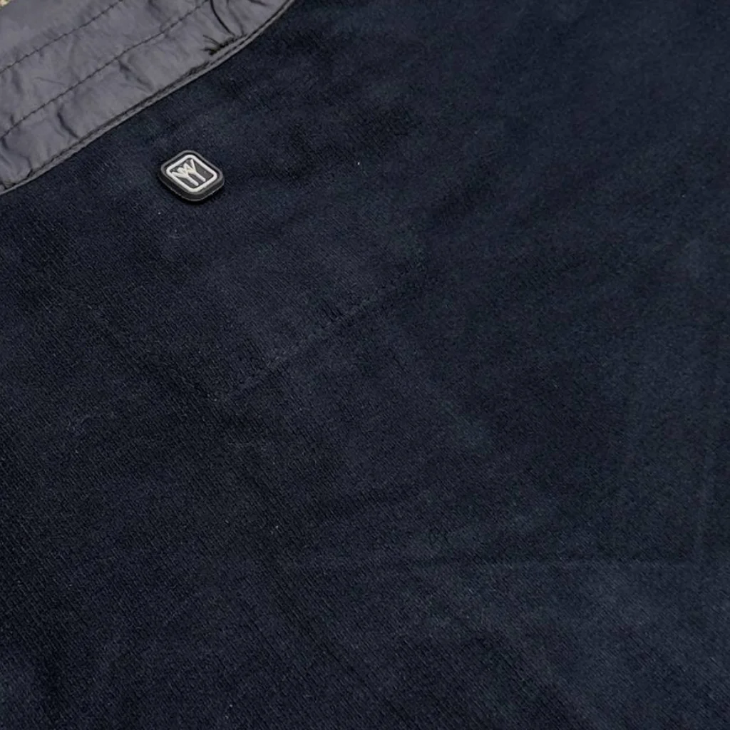 محصول Neromoda Quarter Zip Sweatshirt Ink Blue Detail Logo EBP