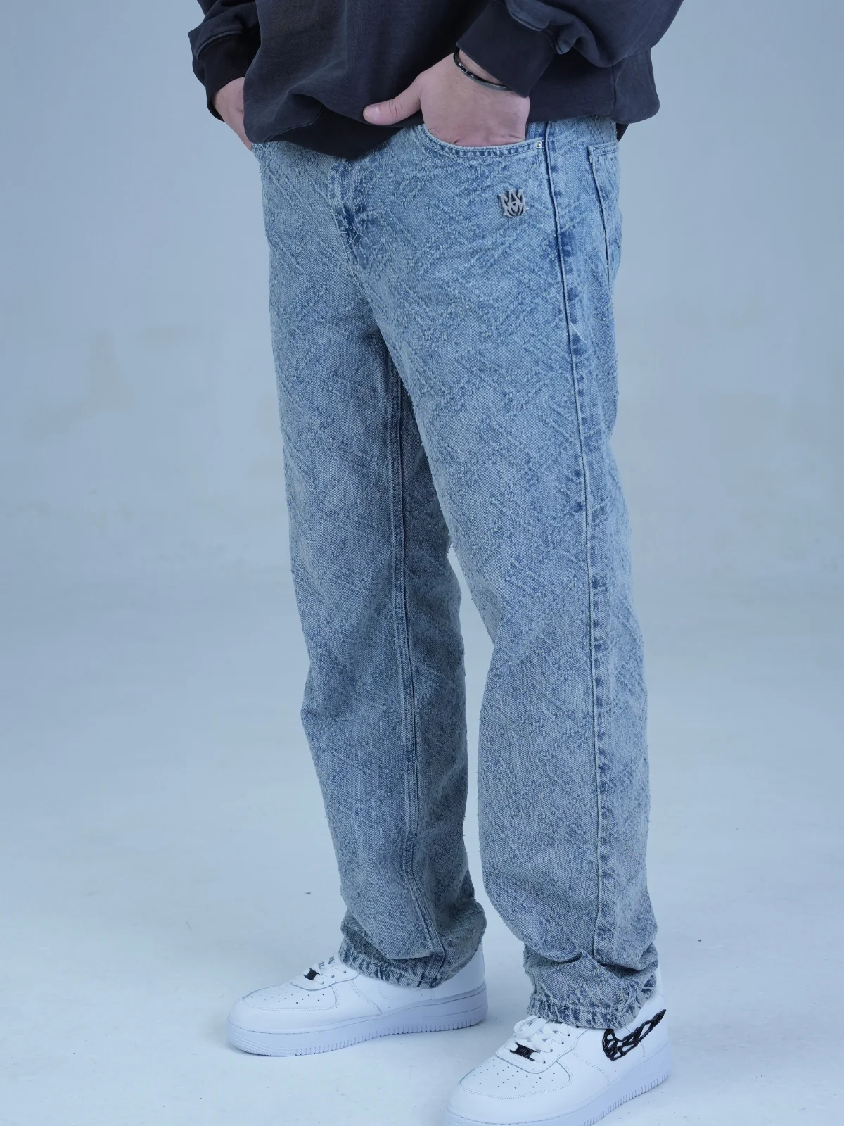 بگ استایل آبی AMIRI 576 - تصویر 2