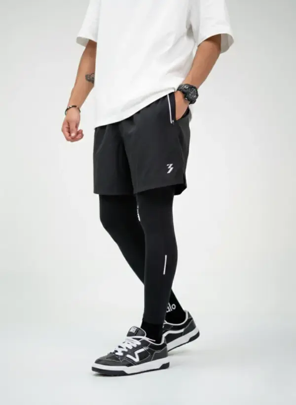 MEM TWO-PIECE PANTS BLACK 361